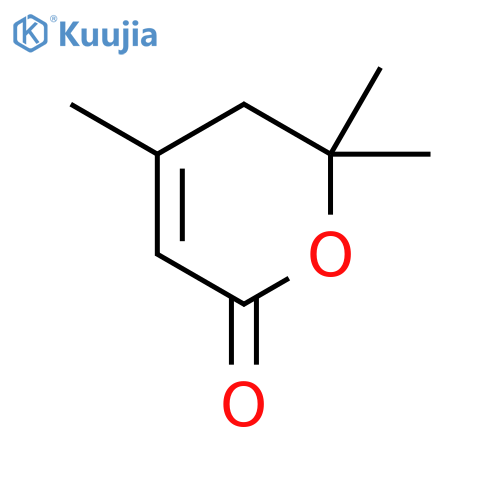 4,6,6-Trimethyl-5,6-dihydro-pyran-2-one structure
