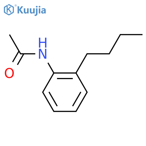Acetamide, N-(2-butylphenyl)- structure