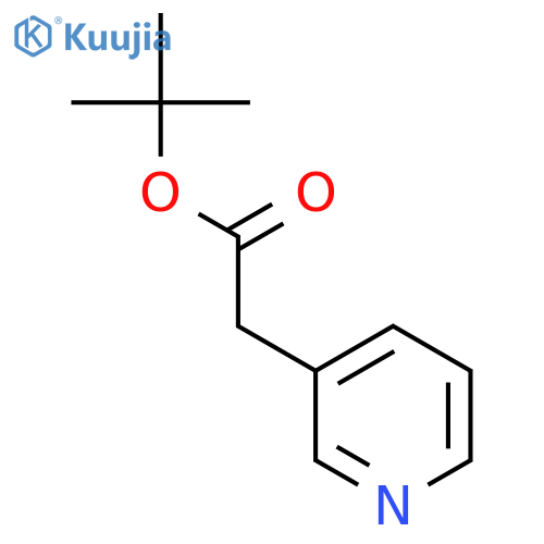 tert-butyl 2-(pyridin-3-yl)acetate structure