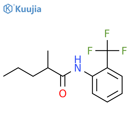 2-methyl-N-[2-(trifluoromethyl)phenyl]pentanamide structure