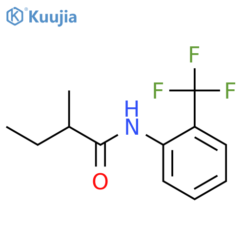 2-methyl-N-[2-(trifluoromethyl)phenyl]butanamide structure