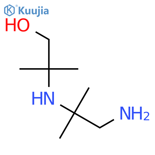 2-[(1-amino-2-methylpropan-2-yl)amino]-2-methylpropan-1-ol structure
