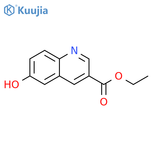 Ethyl 6-hydroxyquinoline-3-carboxylate structure