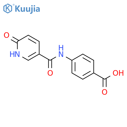 4-(6-Oxo-1,6-dihydropyridine-3-amido)benzoic Acid structure