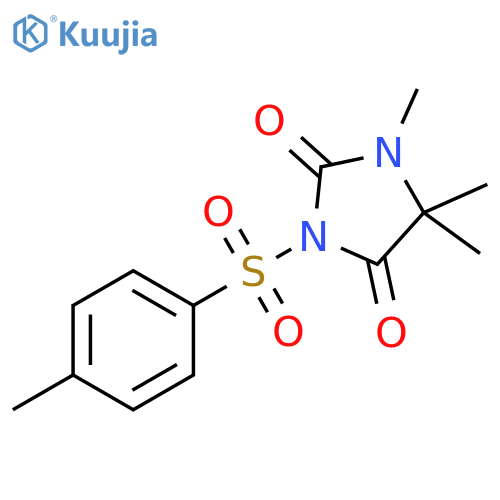 2,4-Imidazolidinedione, 1,5,5-trimethyl-3-[(4-methylphenyl)sulfonyl]- structure