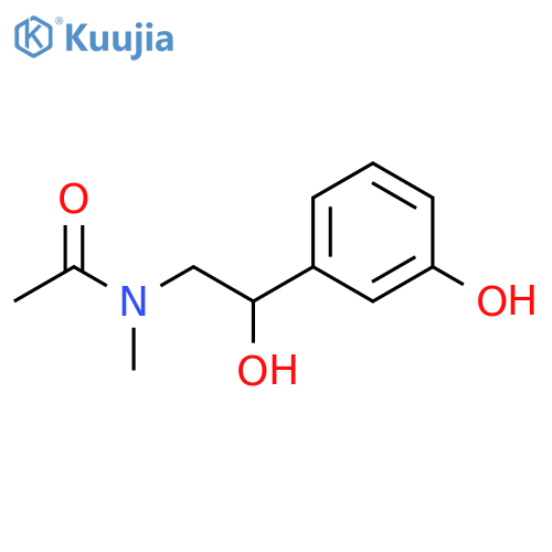 Acetamide, N-[2-hydroxy-2-(3-hydroxyphenyl)ethyl]-N-methyl- structure