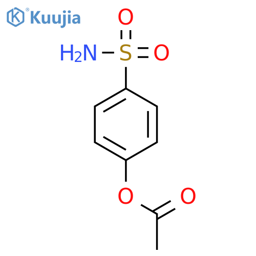 Benzenesulfonamide, 4-(acetyloxy)- structure