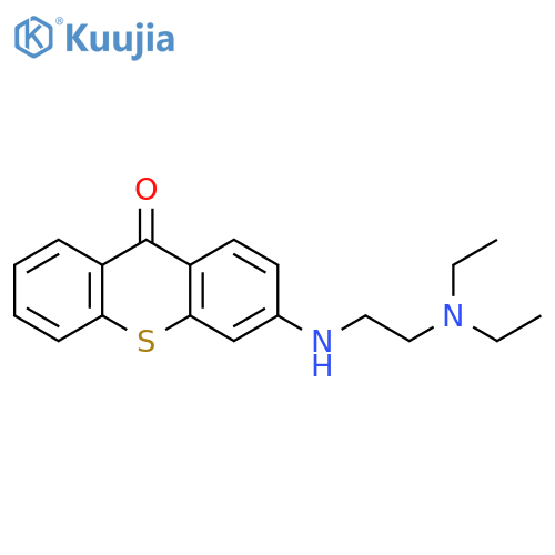 9H-Thioxanthen-9-one, 3-[[2-(diethylamino)ethyl]amino]- structure