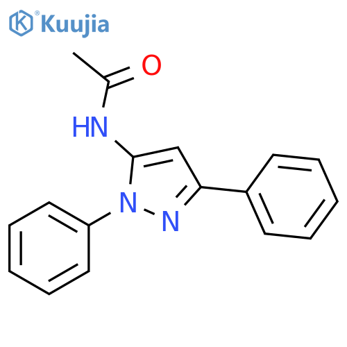 Acetamide, N-(1,3-diphenyl-1H-pyrazol-5-yl)- structure