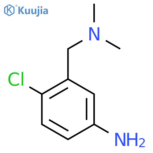 4-chloro-3-(dimethylamino)methylaniline structure