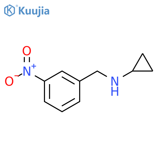 Cyclopropyl-(3-nitro-benzyl)-amine structure