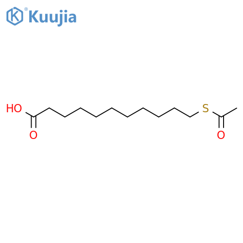 Undecanoic acid,11-(acetylthio)- structure