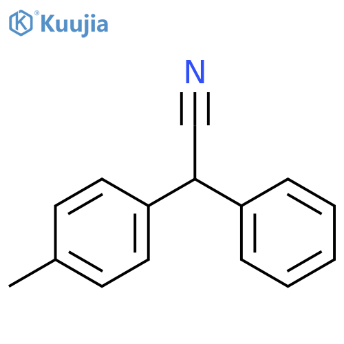(4-Methylphenyl)(phenyl)acetonitrile structure