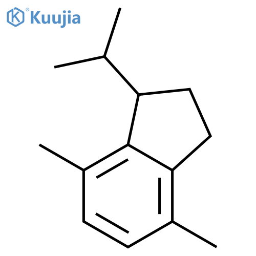 1H-Indene,2,3-dihydro-4,7-dimethyl-1-(1-methylethyl)- structure