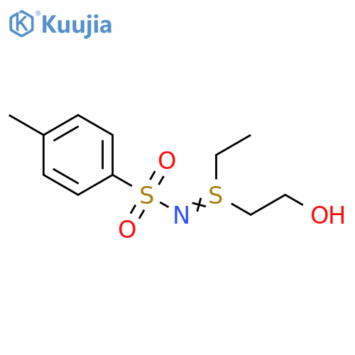 Ethanol, 2-[S-ethyl-N-[(4-methylphenyl)sulfonyl]sulfinimidoyl]- structure
