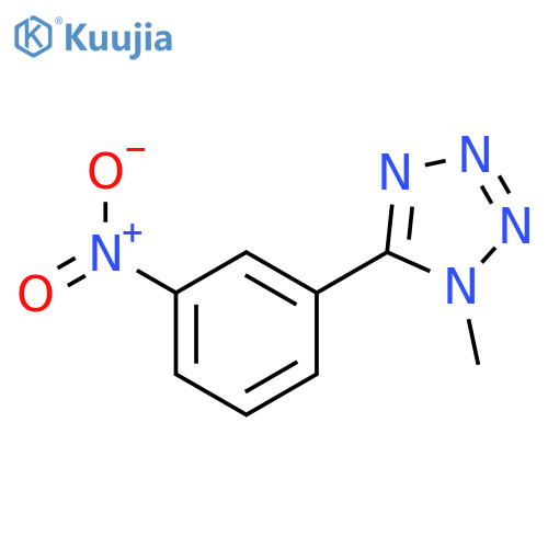 1H-Tetrazole,1-methyl-5-(3-nitrophenyl)- structure