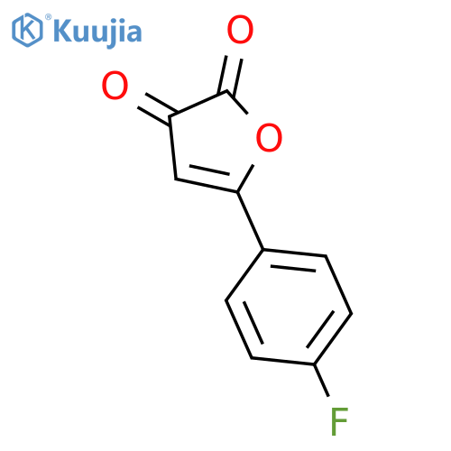 2,3-FURANDIONE, 5-(4-FLUOROPHENYL)- structure