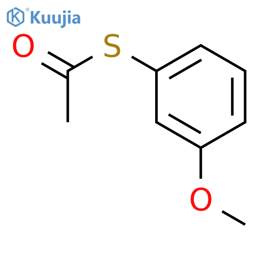 Ethanethioic acid, S-(3-methoxyphenyl) ester structure