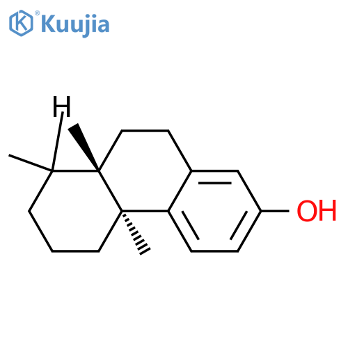 2-Phenanthrenol, 4b,5,6,7,8,8a,9,10-octahydro-4b,8,8-trimethyl-, (4bS,8aS)- structure