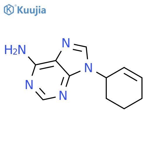 9H-Purin-6-amine,9-(2-cyclohexen-1-yl)- structure