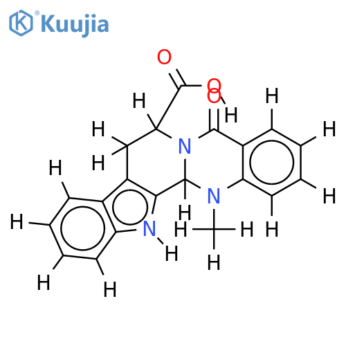 7-Carboxyevodiamine structure