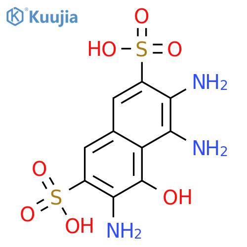 2,7-Naphthalenedisulfonic acid, 3,4,6-triamino-5-hydroxy- structure