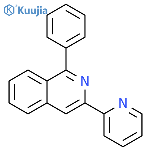 ISOQUINOLINE, 1-PHENYL-3-(2-PYRIDINYL)- structure