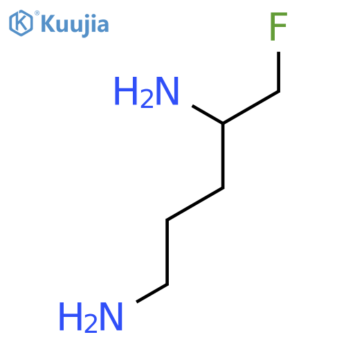 1,4-PENTANEDIAMINE, 5-FLUORO- structure