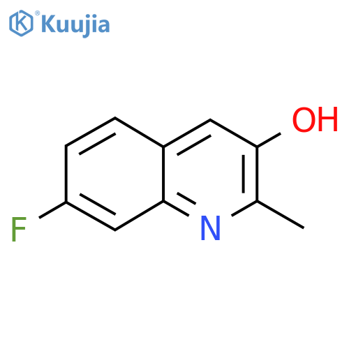 7-Fluoro-2-methylquinolin-3-ol structure