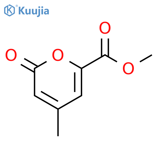 2H-Pyran-6-carboxylic acid, 4-methyl-2-oxo-, methyl ester structure