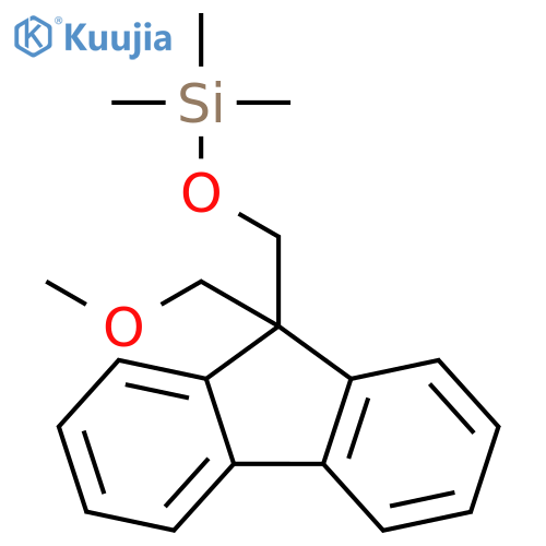 Silane, [[9-(methoxymethyl)-9H-fluoren-9-yl]methoxy]trimethyl- structure
