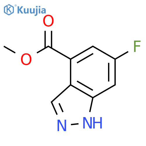 Methyl 6-fluoro-1H-indazole-4-carboxylate structure