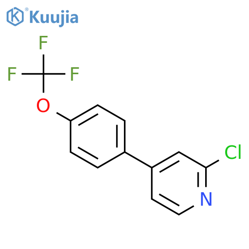 2-Chloro-4-4-(Trifluoromethoxy)PhenylPyridine structure