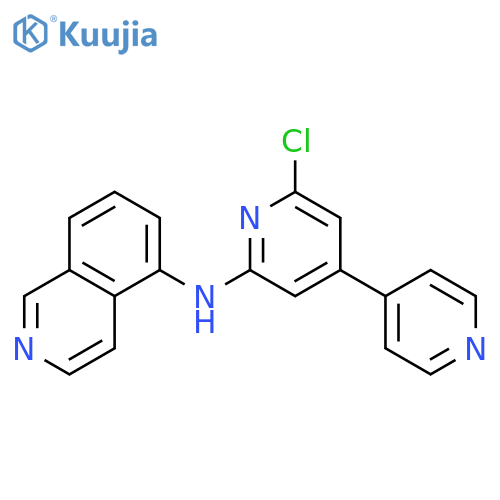 5-Isoquinolinamine, N-(6-chloro[4,4'-bipyridin]-2-yl)- structure