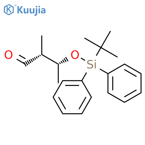 BUTANAL, 3-[[(1,1-DIMETHYLETHYL)DIPHENYLSILYL]OXY]-2-METHYL-, (2R,3R)- structure