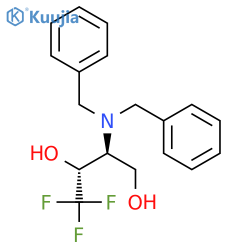 1,3-Butanediol, 2-[bis(phenylmethyl)amino]-4,4,4-trifluoro-, (2S,3R)- structure