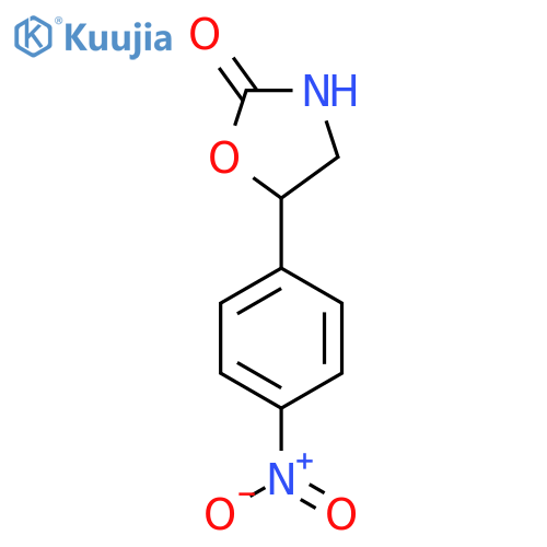 5-(4-nitrophenyl)-1,3-oxazolidin-2-one structure