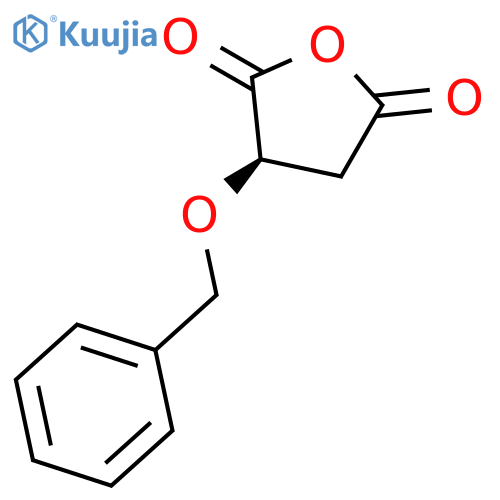 2,5-FURANDIONE, DIHYDRO-3-(PHENYLMETHOXY)-, (3R)- structure