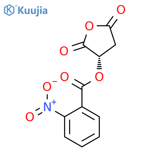 2,5-Furandione, dihydro-3-[(2-nitrobenzoyl)oxy]-, (3S)- structure