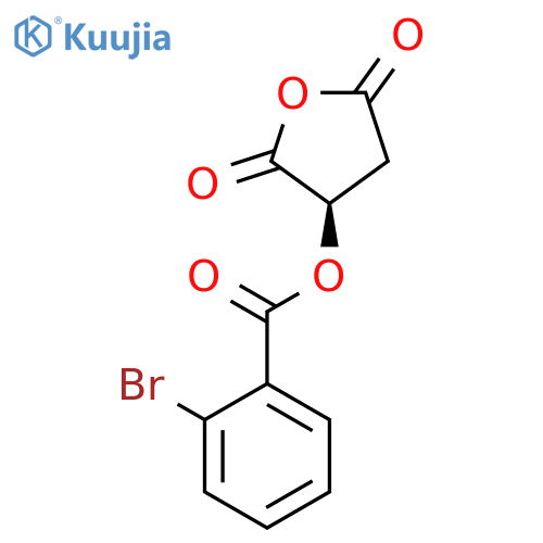 BENZOIC ACID, 2-BROMO-, (3R)-TETRAHYDRO-2,5-DIOXO-3-FURANYL ESTER structure