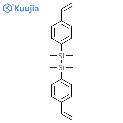 DISILANE, 1,2-BIS(4-ETHENYLPHENYL)-1,1,2,2-TETRAMETHYL- structure