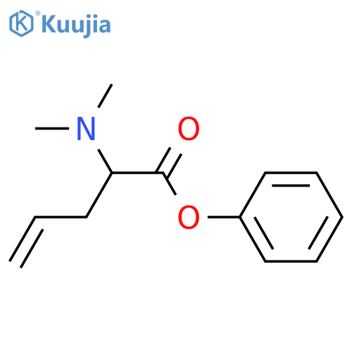 4-PENTENOIC ACID, 2-(DIMETHYLAMINO)-, PHENYL ESTER structure