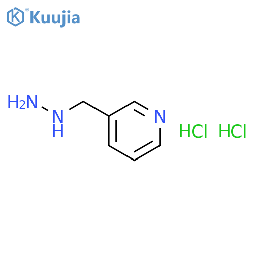 3-pyridylmethylhydrazine;dihydrochloride structure