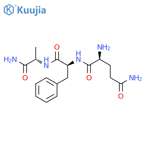 L-Alaninamide, L-glutaminyl-L-phenylalanyl- structure