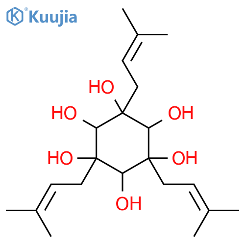 1-C,3-C,5-C-Tris(3-methyl-2-butenyl)-scyllo-inositol structure