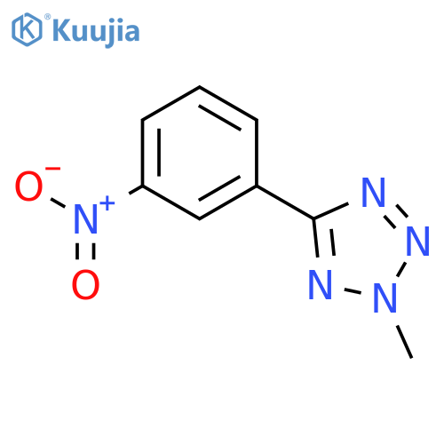 2H-TETRAZOLE, 2-METHYL-5-(3-NITROPHENYL)- structure