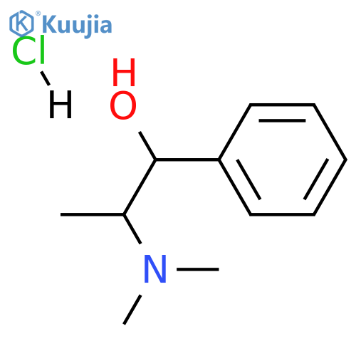 Benzenemethanol, a-[(1R)-1-(dimethylamino)ethyl]-,hydrochloride (1:1), (aR)- structure