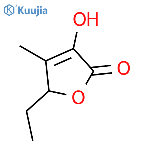 5-Ethyl-3-hydroxy-4-methyl-2(5H)-furanone structure