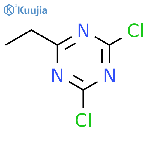 2,4-dichloro-6-ethyl-1,3,5-triazine structure