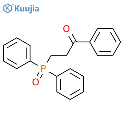 1-Propanone, 3-(diphenylphosphinyl)-1-phenyl- structure